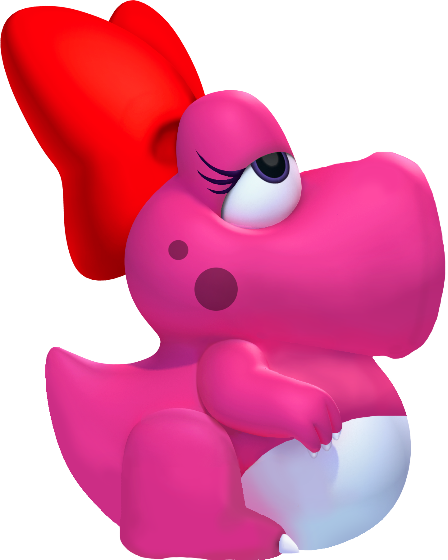 Baby Birdo By Doh - Pink Baby Yoshi (1442x1804), Png Download