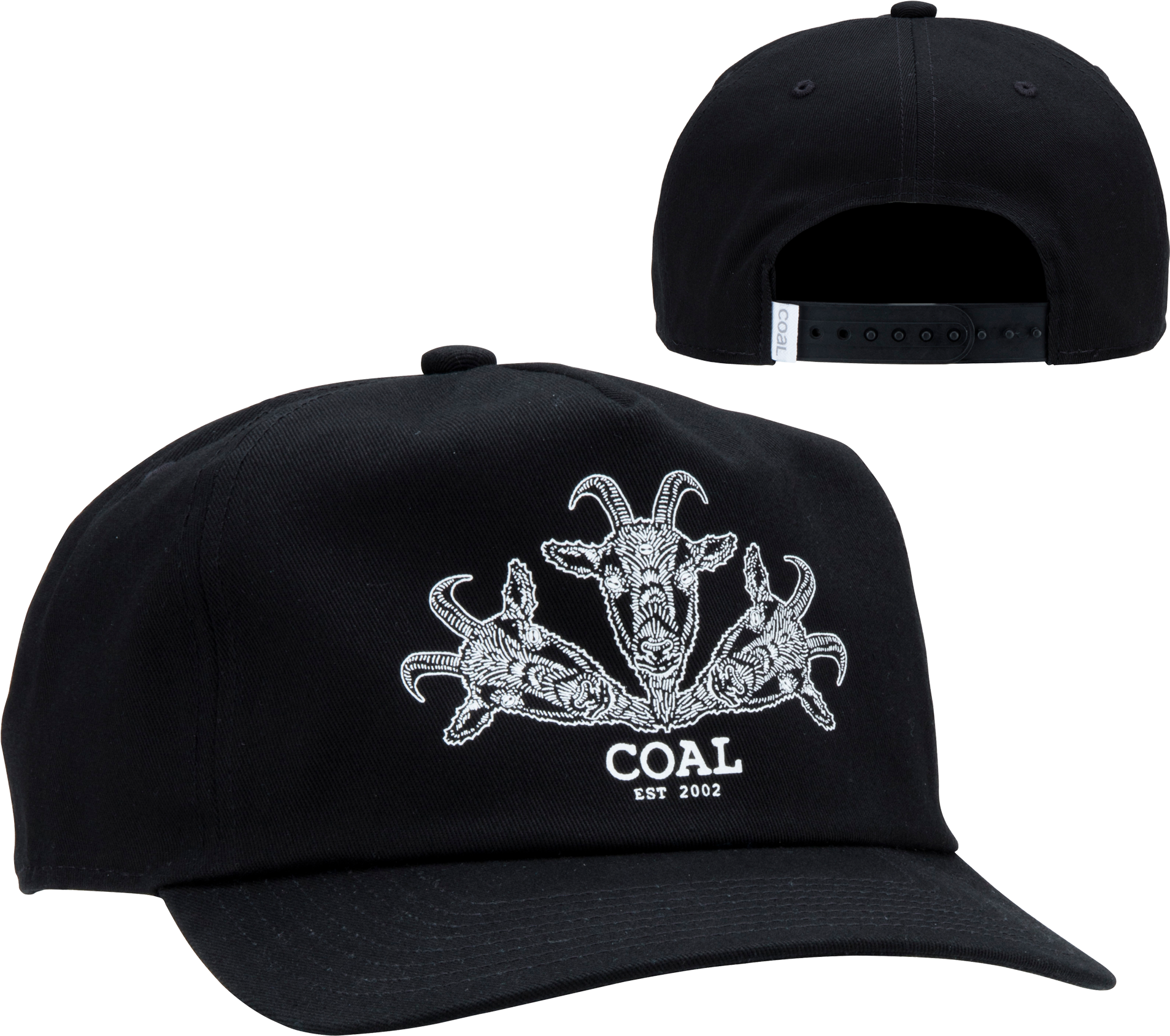 The Triplets - Caps The Triplets Black Snapback - Coal (2048x2048), Png Download