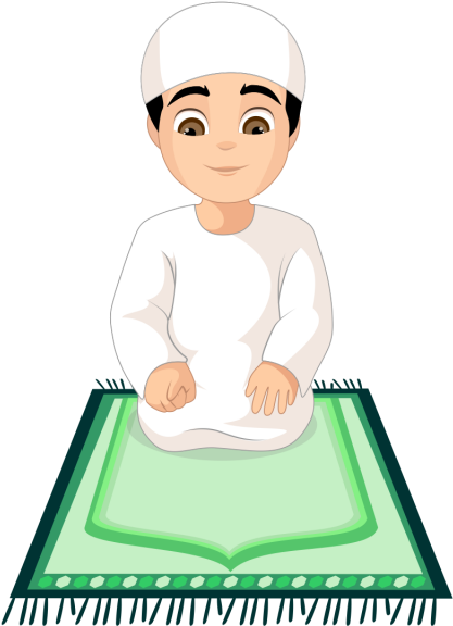 Kid Kid, Step Guide, Muslim, Folk Art, Prayers, Popular - Muslim Prayer Vector Png (640x640), Png Download