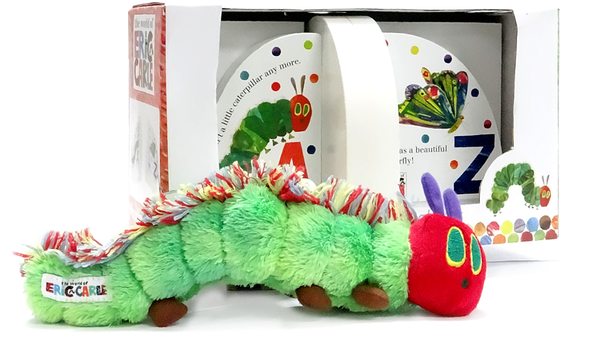 The Very Hungry Caterpillar Gift Set - Kids Preferred The Very Hungry Caterpillar Wood Book (979x734), Png Download