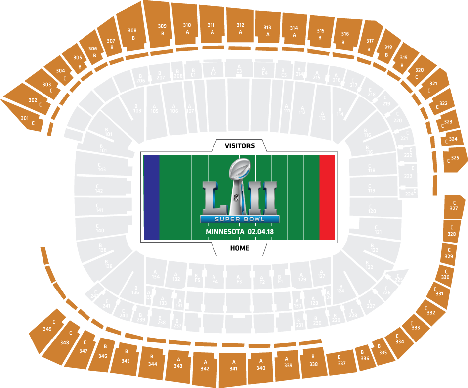 2018 Super Bowl Photos Lbc9 News - Soccer-specific Stadium (947x784), Png Download