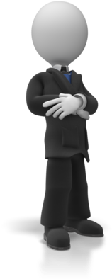 Discover Ideas About 3d Man - 3d Man Business Png (300x400), Png Download