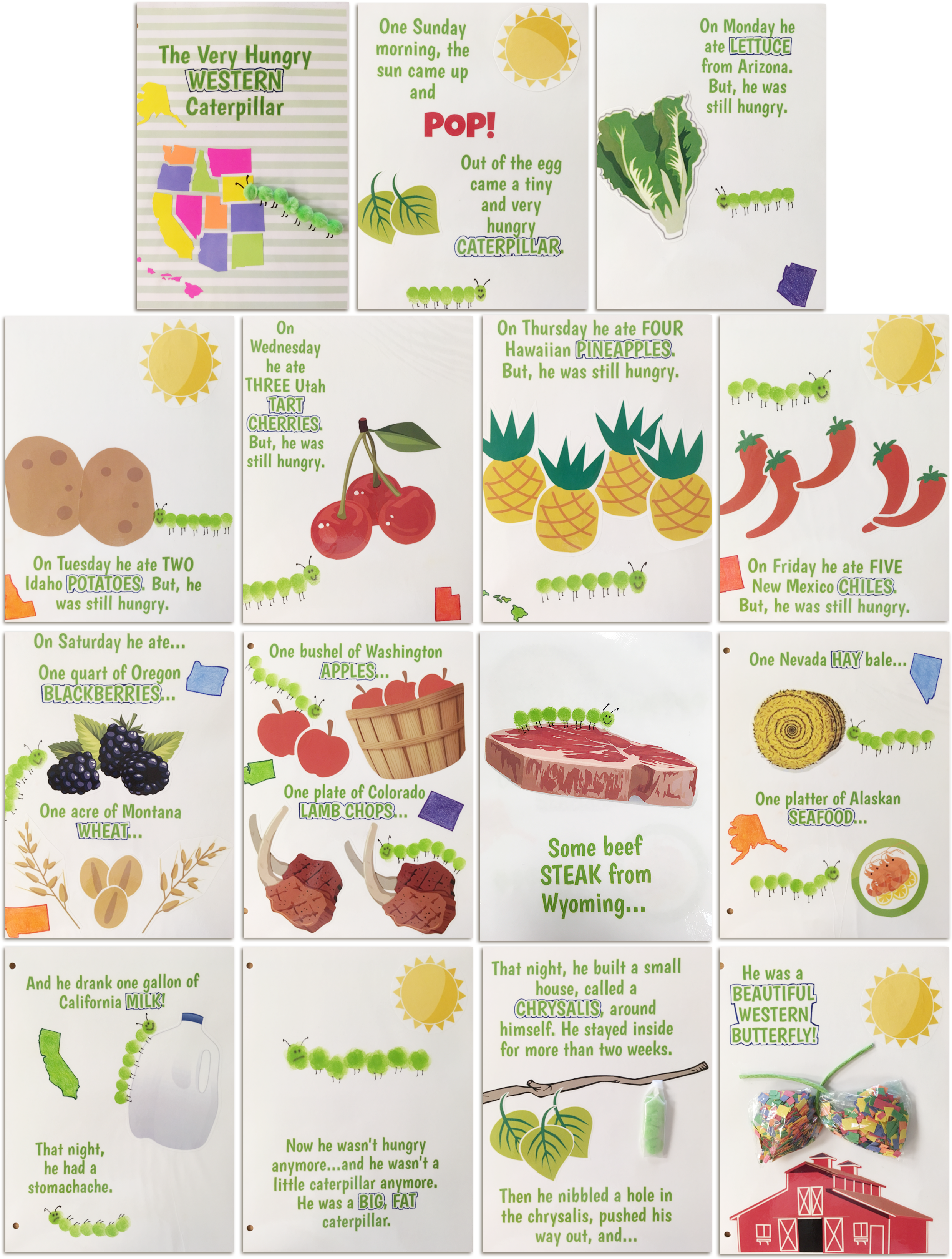 As A Final Step, Assemble The Book By Punching 3 Holes - Natural Foods (2550x3300), Png Download