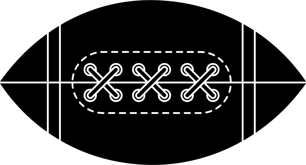 Rugby Ball Side View Comments - Rugby Union (980x528), Png Download