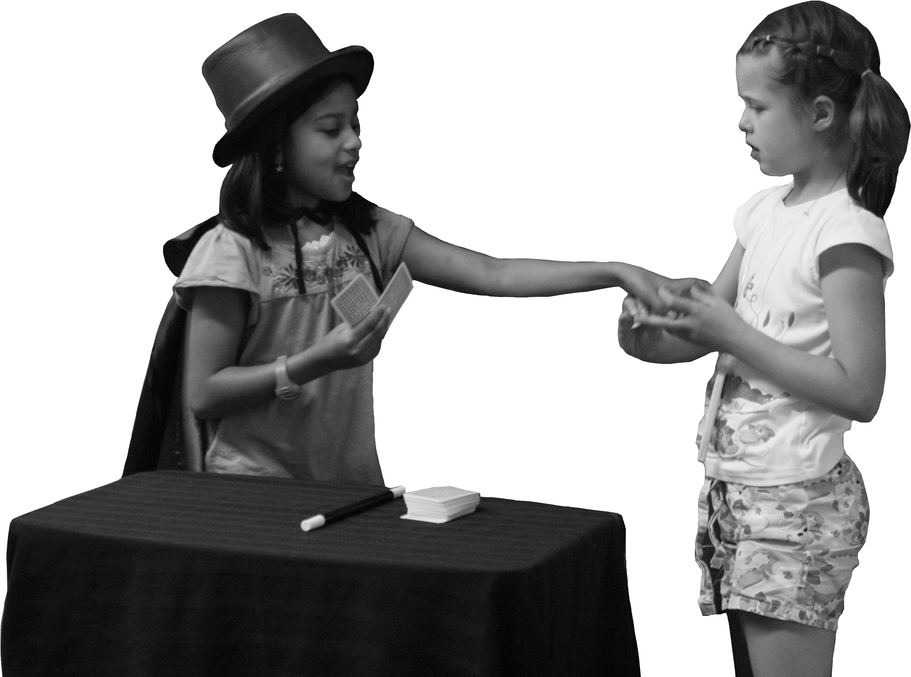 Summer Camp Integrated Play Groups - Monochrome (2987x2232), Png Download