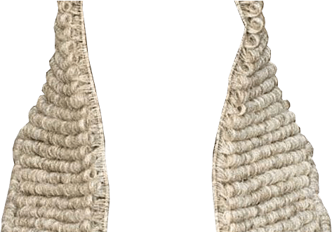 Free Transparent Wig - Judge Wig (490x330), Png Download