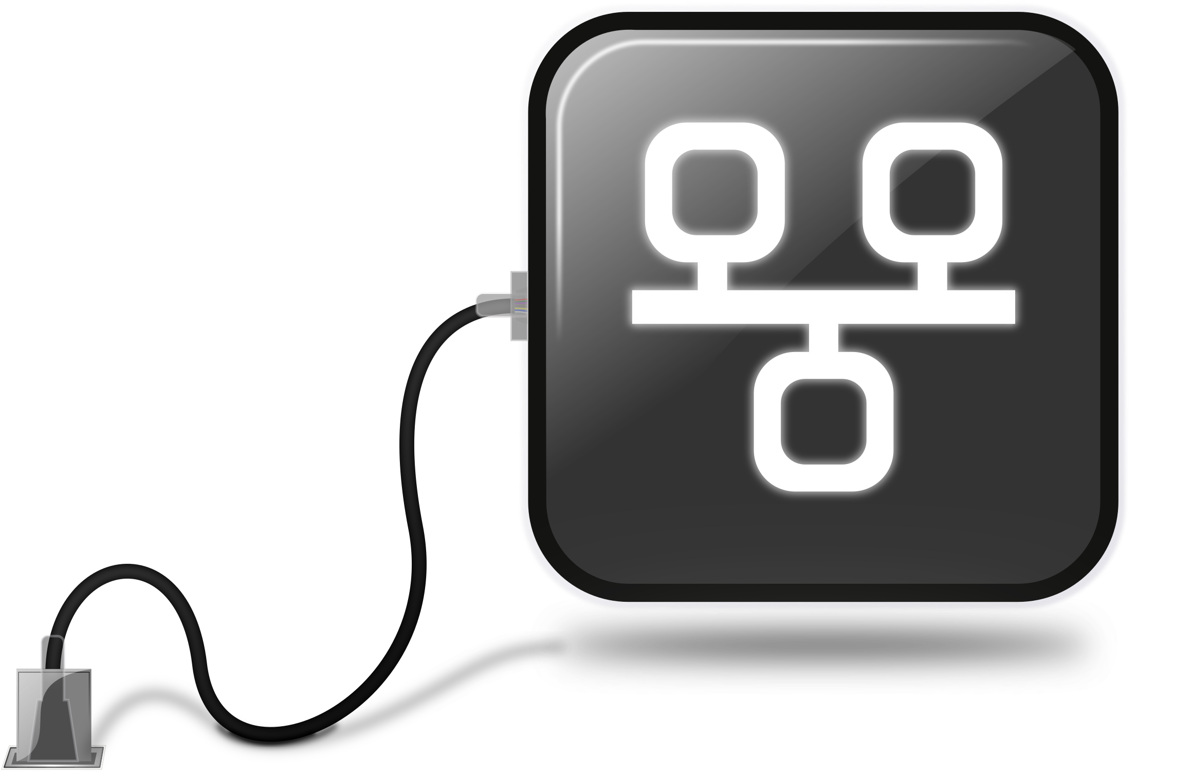 This Free Icons Png Design Of Community Glossy Button (2400x1665), Png Download