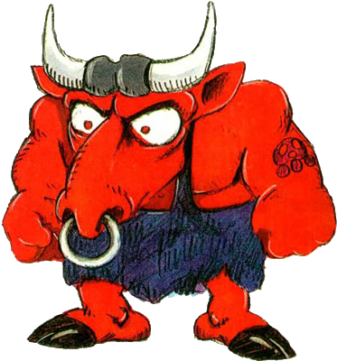 Brown Clipart Yak - Wario Land Funfun (381x400), Png Download