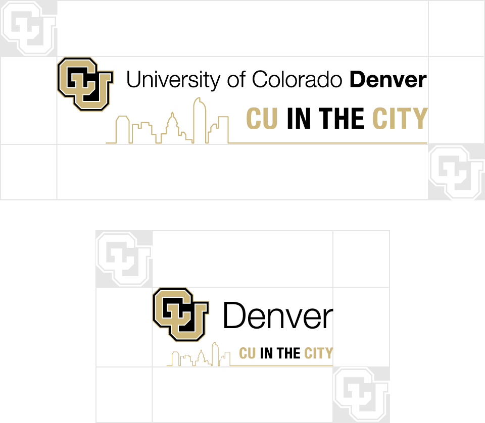 Minimum Logo Clear Space - University Of Colorado (960x838), Png Download