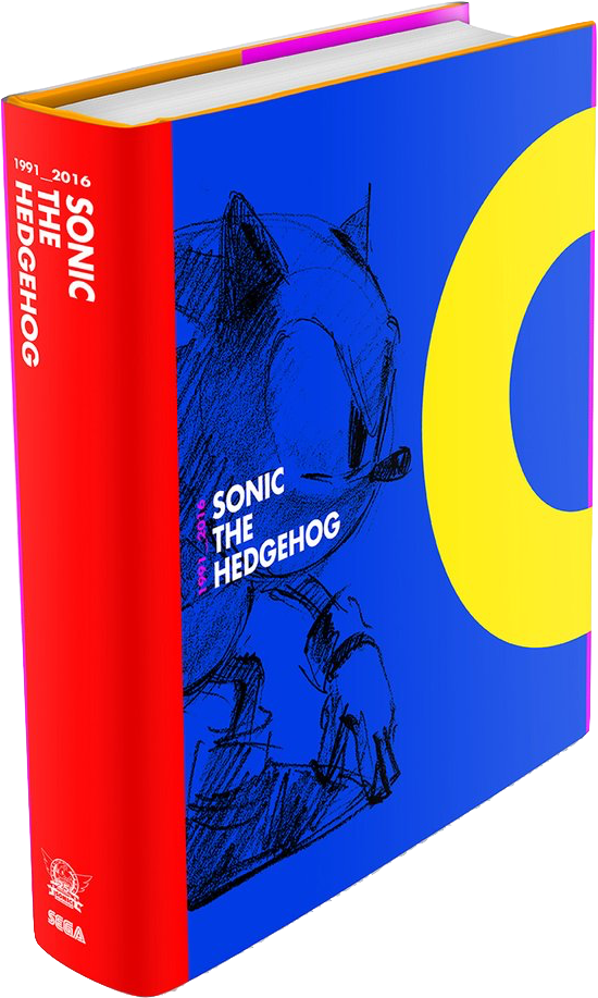 Sonic The Hedgehog 25 Anniversary Art Book - Sonic The Hedgehog Art Book 25th Anniversary (552x939), Png Download