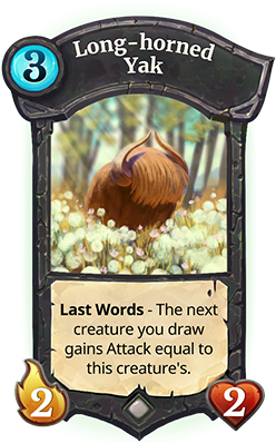 At First Glance Long-horned Yak Is A Neutral With Weak - Faeria Yak (525x397), Png Download