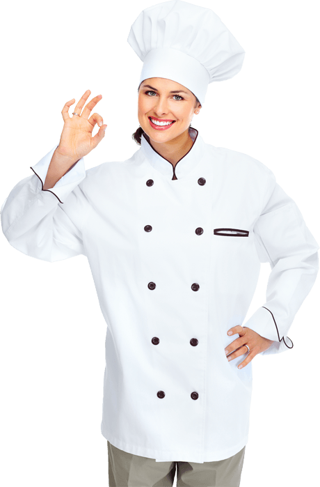 Chef Señalando Png (460x699), Png Download