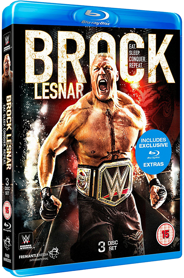 Wwe Brock Lesnar Eat Sleep Conquer Repeat Blu Ray (700x1056), Png Download