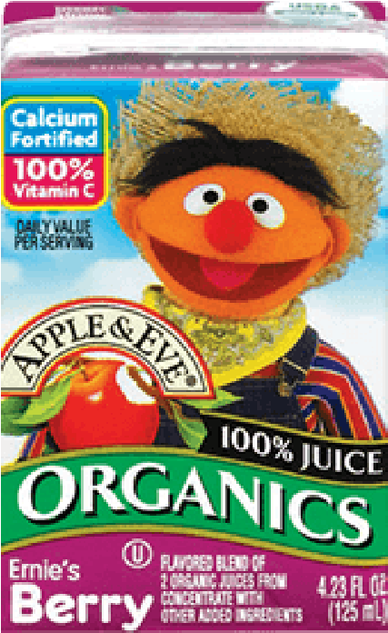 Apple & Eve Sesame Street Organics - Apple & Eve Organic Sesame Street Ernie's Berry (700x700), Png Download