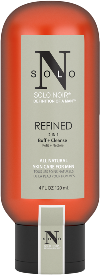“refined™” Buff Cleanse-all Natural Facial Scrub Solo - Moisturizer (683x1024), Png Download