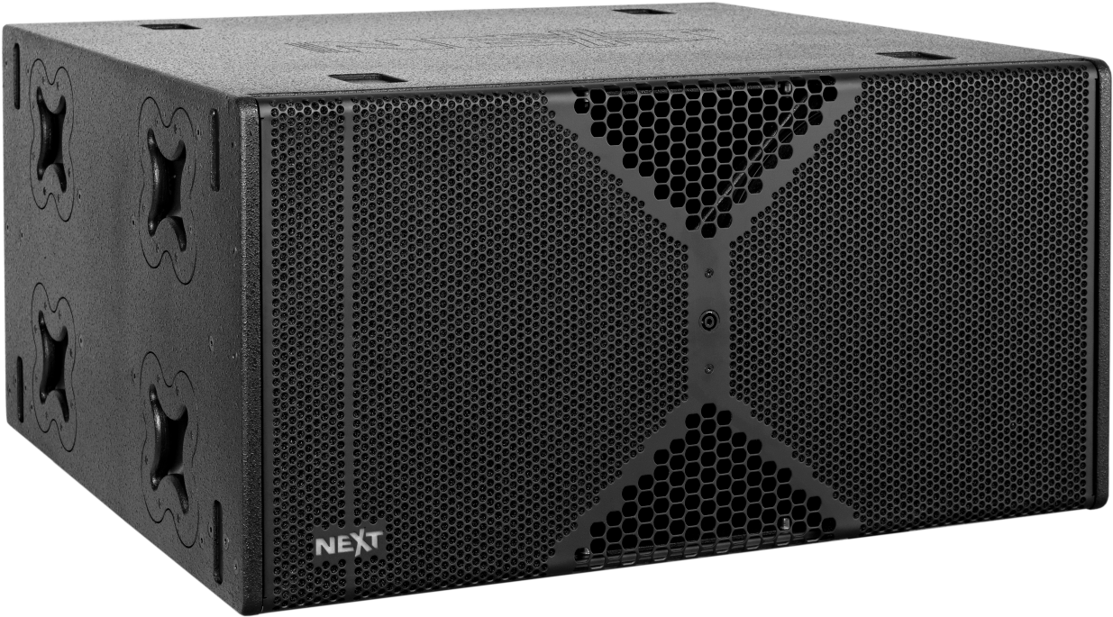 Las418 Double Bass Reflex Subwoofer - Next Pro Audio 418 (1300x940), Png Download