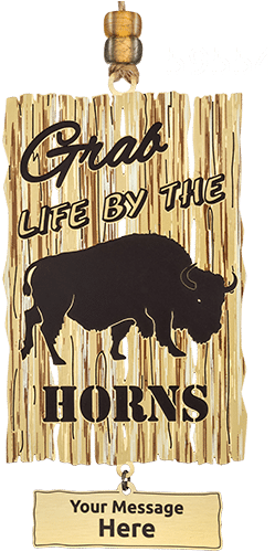 Sentiment Ornament - Bull (500x500), Png Download