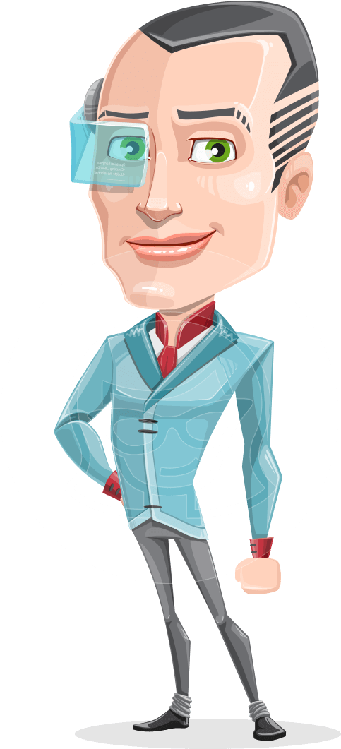 Shane The Dimplomatic Future Guy - Cartoon (957x1060), Png Download