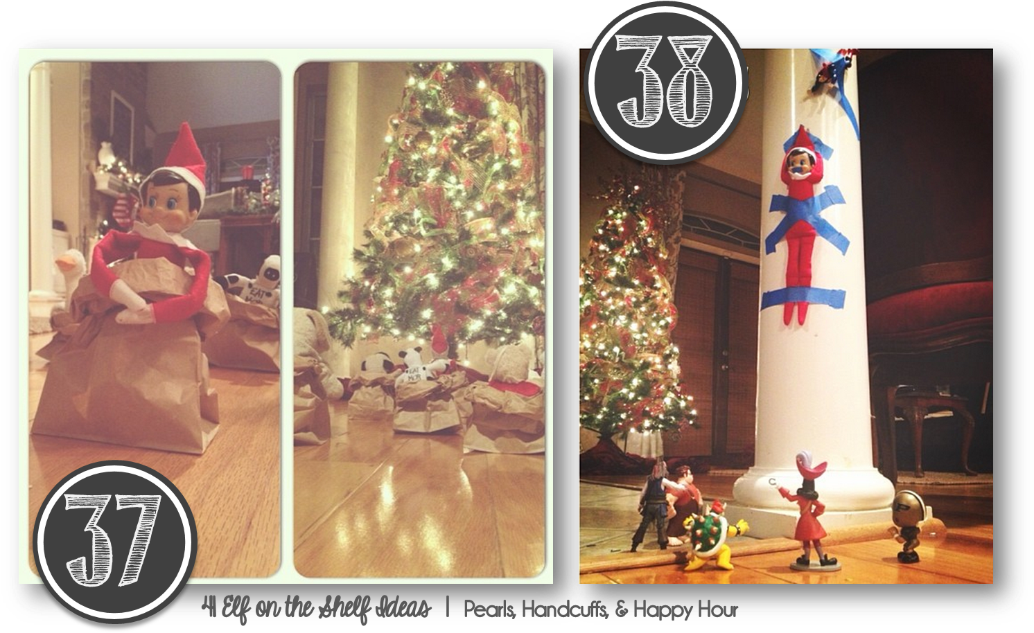 Elf On The Shelf Ideas - Christmas Ornament (1505x1015), Png Download