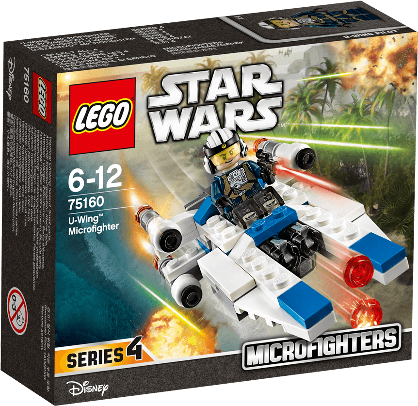 Lego Star Wars - Lego - U-wing Microfighter - 75160 (1488x837), Png Download