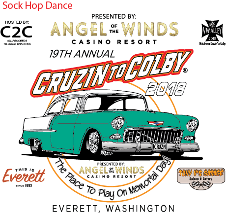 2018 Cruzin' To Colby Sock Hop Dance × - Sock Hop (460x432), Png Download