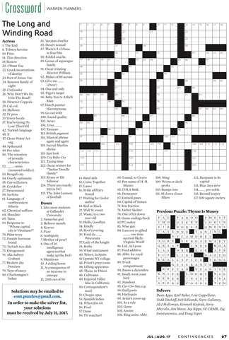 Download New York Times Crossword Puzzle - Full Size PNG Image - PNGkit