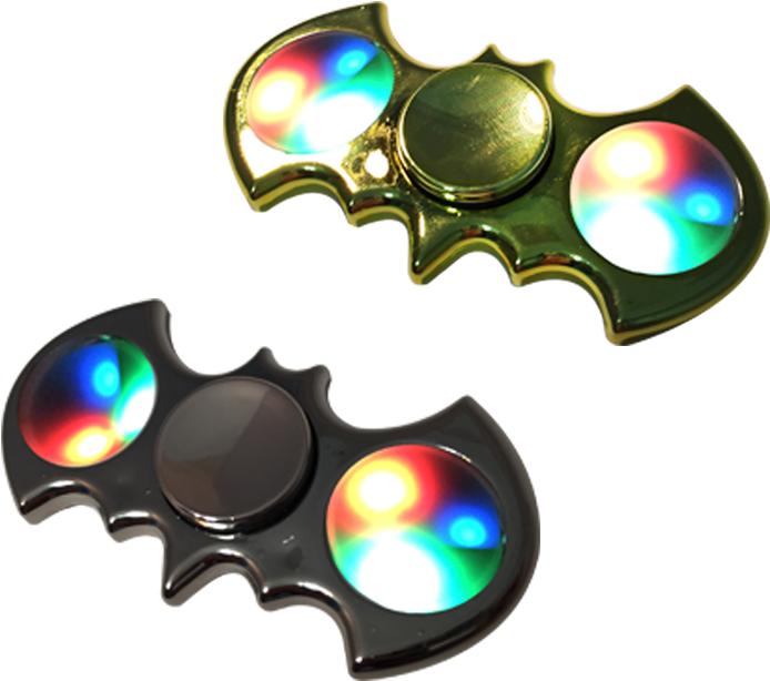 Flashing Fidget Spinner (800x800), Png Download