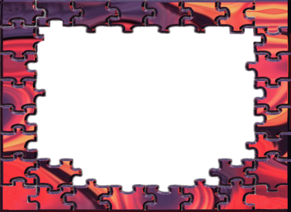 Frame Puzzle Png (951x692), Png Download