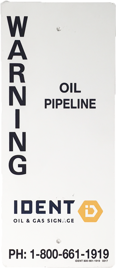 Pipeline Sign - Poster (565x1189), Png Download