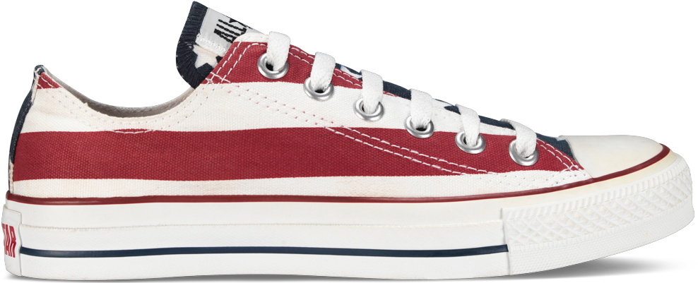 M3494 Standard - Converse Oxford All Star American Flag (1000x1000), Png Download