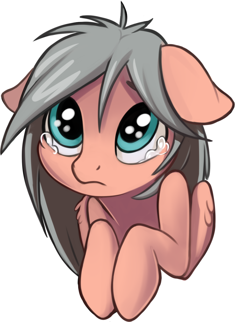Taneysha, Bust, Crying, Cute, Female, Floppy Ears, - Filename (748x1024), Png Download