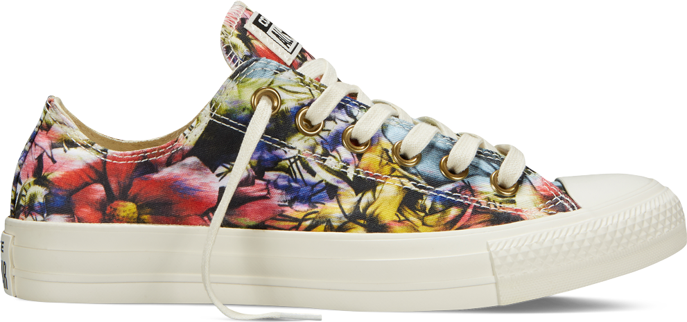 Chuck Taylor All Star Floral - Scarpe Converse To Star Ct As Ox Graphic 547279c Sneakers (1000x1000), Png Download