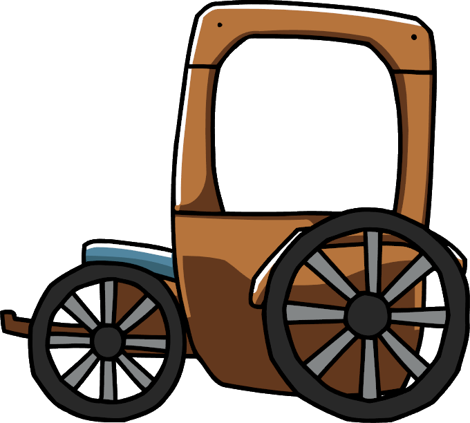 Horse Carriage - Horse Cart Png (680x612), Png Download