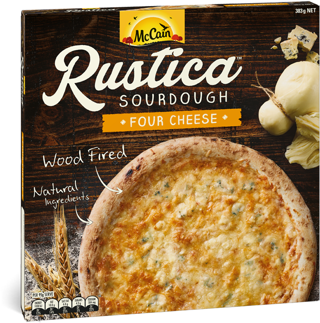 Rustica Four Cheese (723x723), Png Download