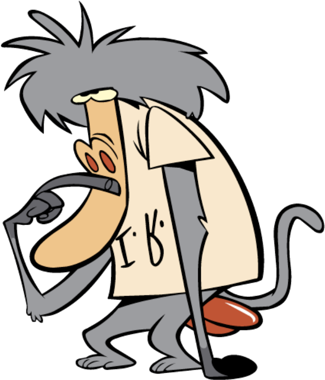 Post - Ir Baboon (662x768), Png Download