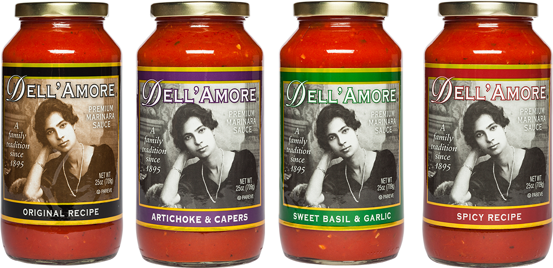 25 Ounce Jars - Dell Amore Marinara Sauce, Spicy Recipe - 25 Oz Jar (1200x1200), Png Download