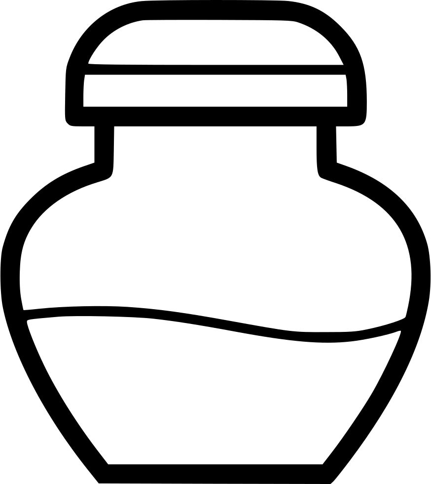 Ink Bottle - (874x980), Png Download