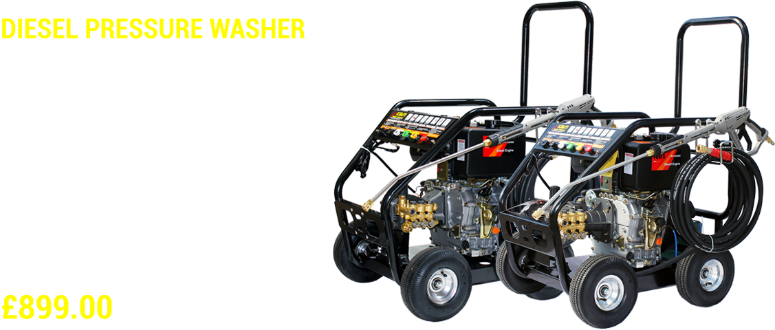 Kiam Diesel Pressure Washer Range - Pressure Washing (1230x481), Png Download
