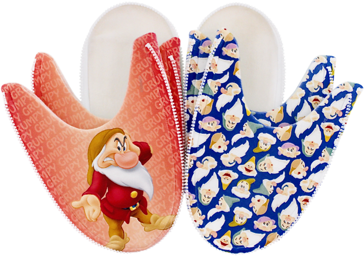 Grumpy Seven Dwarfs Mix N Match Zlipperz Set - Dopey (900x900), Png Download