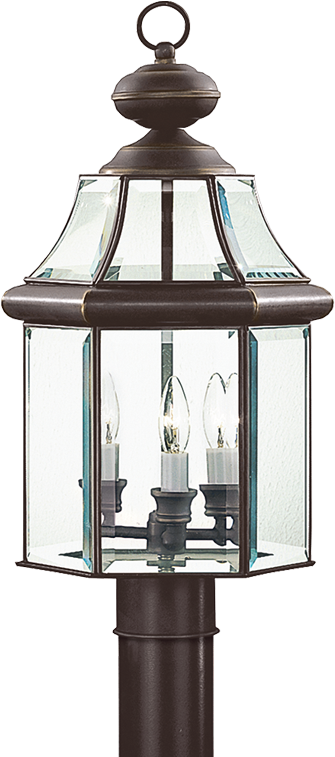 Embassy Row Post Top - Kichler Lighting Kichler 9985oz Three Light Outdoor (800x800), Png Download