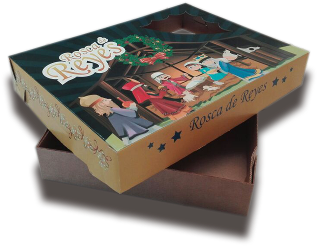 Rosca De Reyes - Box (1040x584), Png Download