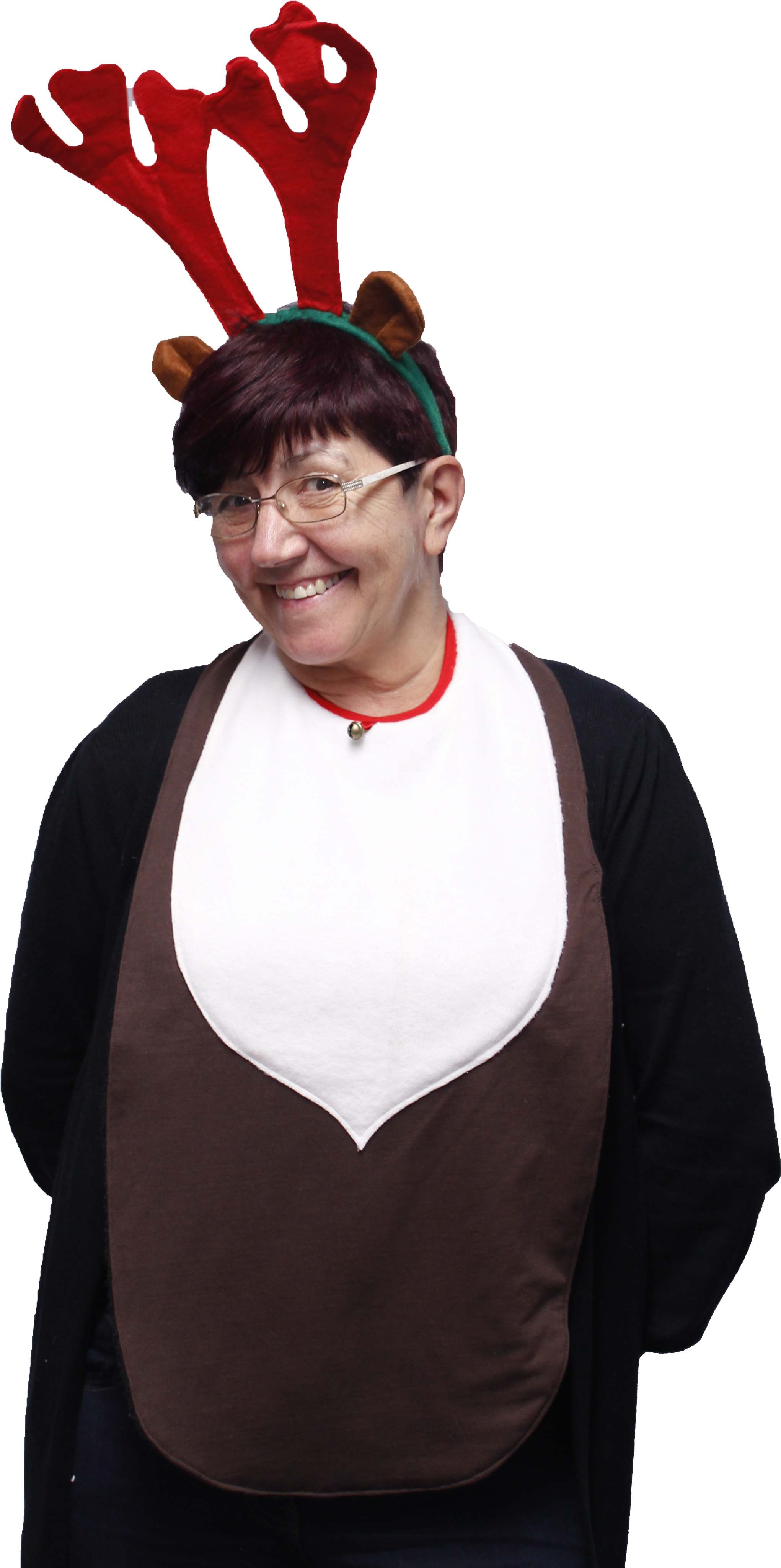 Run Run Rudolf Reindeer Long Length Clothing Protector - Reindeer (2540x4255), Png Download