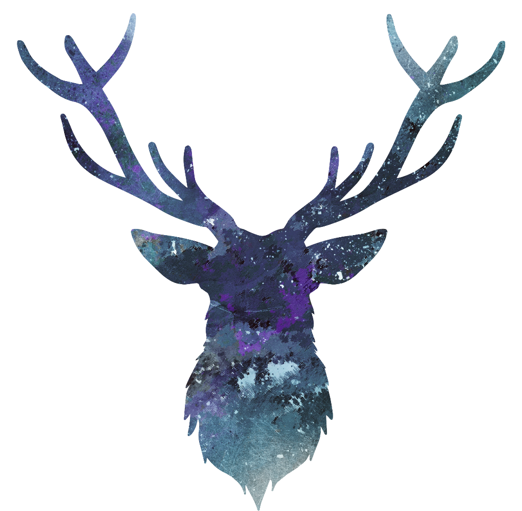 Deer Antler Head Horn Hipster Ftestickers - Antler (1024x1024), Png Download