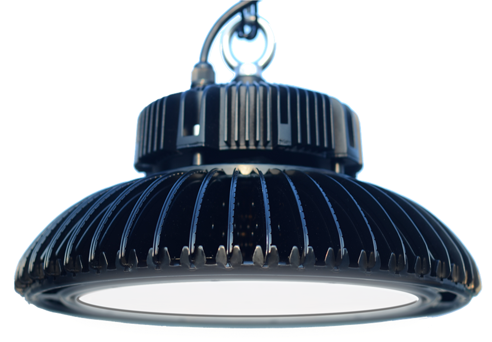 100w Led High Bay Ufo Light, Dimmable, 5000k Color, - Integral Led Ilhbc005 240w 50 Degree Linear High Bay (1614x1158), Png Download