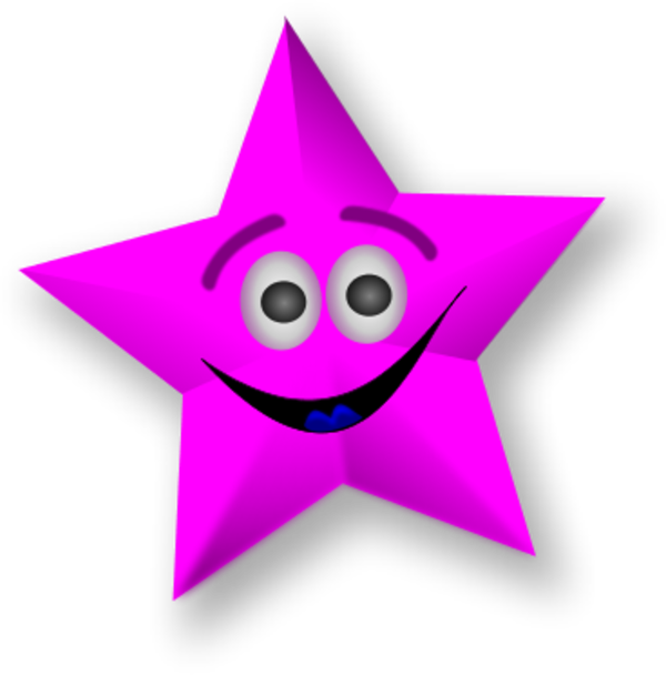 Smiling - Smiley Star Clipart Png (600x608), Png Download