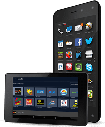 Set Your Amazon Kindle On Fire With The All-new Lycatv - Amazon Mobile Price In Pakistan (360x486), Png Download