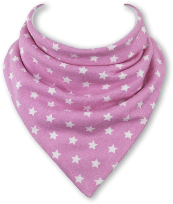 Baby Bandana Bibs Pink Stars - Bib Png Transparent Background (700x700), Png Download