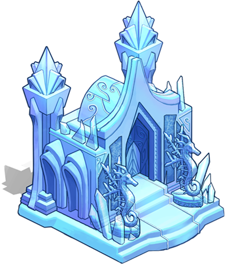 Ice Castle - Ice Castle Clipart (480x585), Png Download