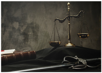 Scales, Book And Sword Of Justice On A Judge's Mantle - Federal Rules Of Civil Procedure: 2017 Edition (legal (400x400), Png Download