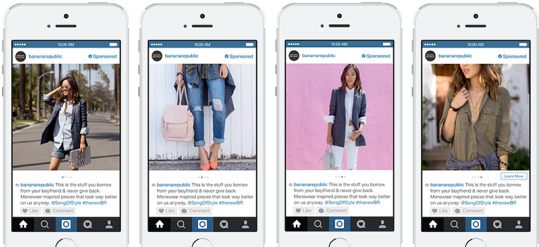 Though The Feature Appeals Mainly To Similar Retail - Instagram Carousel Ads (540x298), Png Download